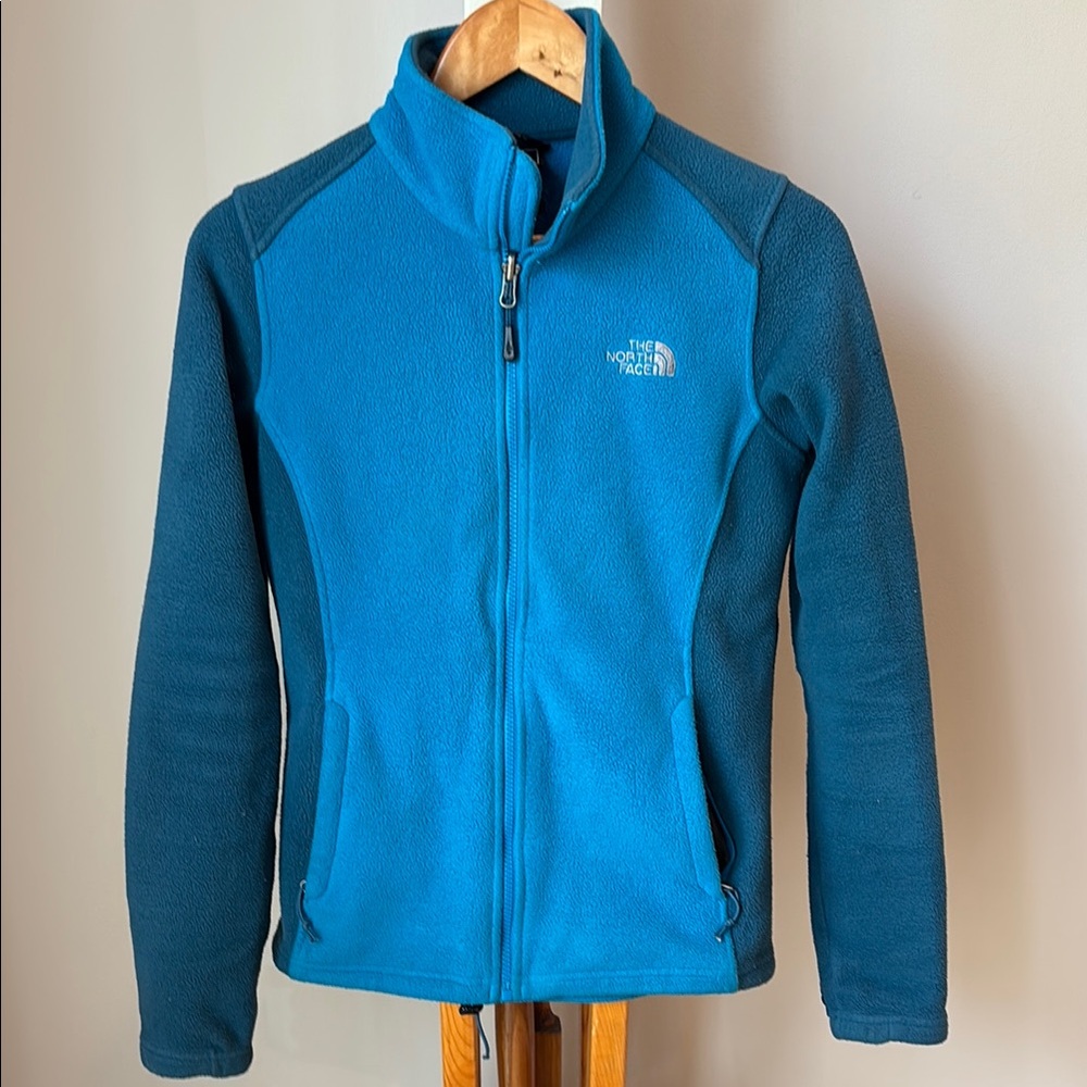 The North Face Blue Full-Zip Fleece Jacket
